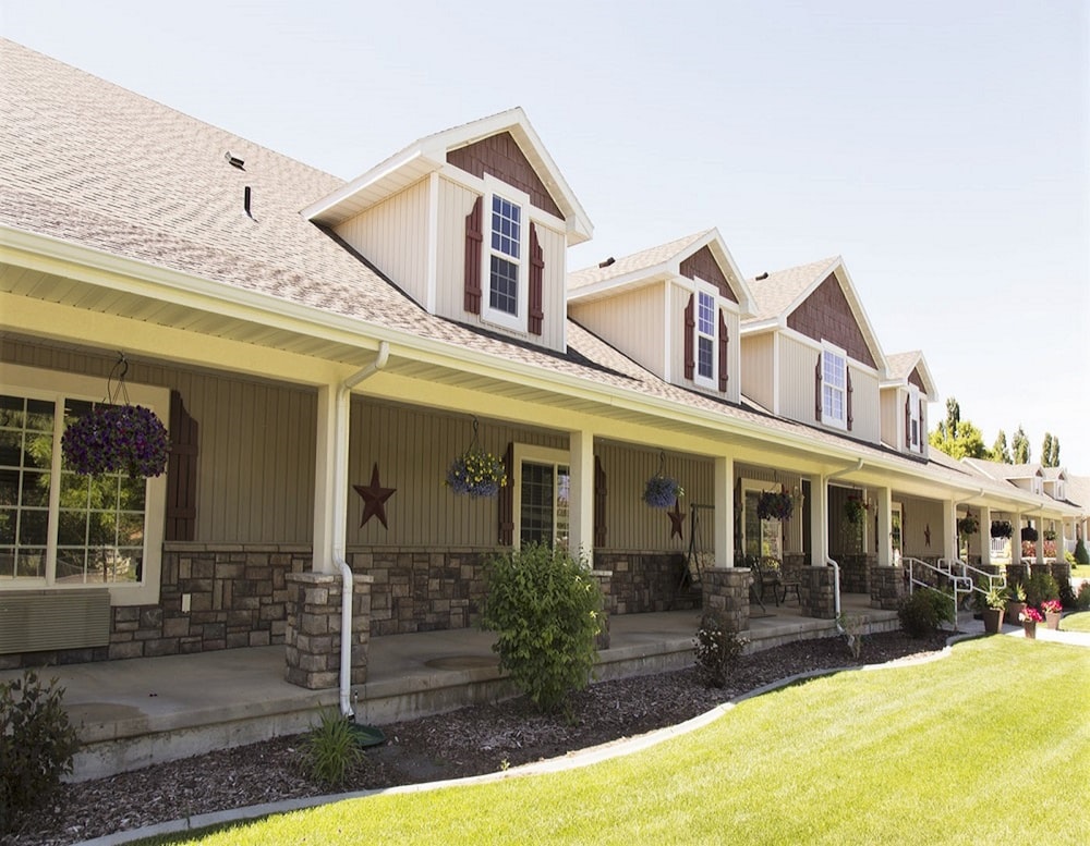 Houses in an assisted living community